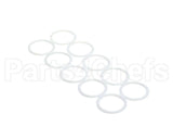 WAS01010 Trane Washer; Ptfe, 1.12 Od X 0.88 Id X 0.55 T