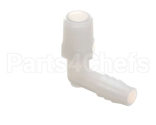 WC-2510 Wilbur Curtis Elbow, 3/8 Barb X 1/4 Mpt Plas