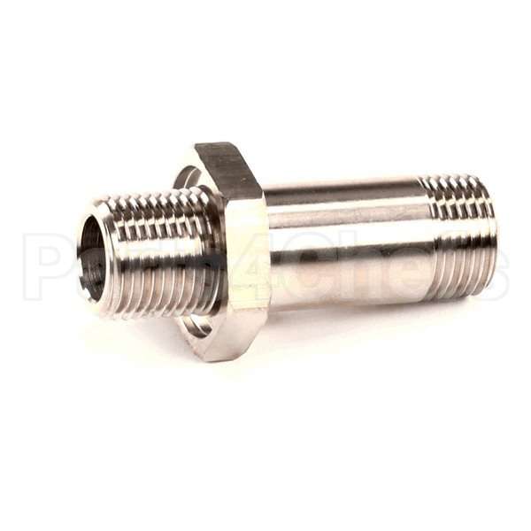 WC-2928P Compatible Curtis Fitting, 3/8 Nipple/Nut Plated