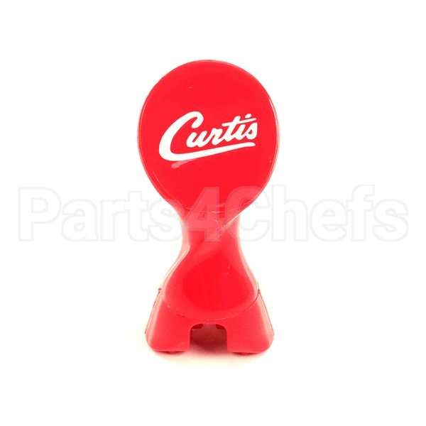 WC-32005RED Compatible Curtis Handle, Faucet Stylized Red Cu
