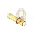 WC-37317 Compatible Curtis Fitting, Straight Barbed, W/ Bushing