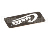WC-38198 Wilbur Curtis Label, Cover-Up Black W/Curtis