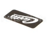 WC-38198 Wilbur Curtis Label, Cover-Up Black W/Curtis