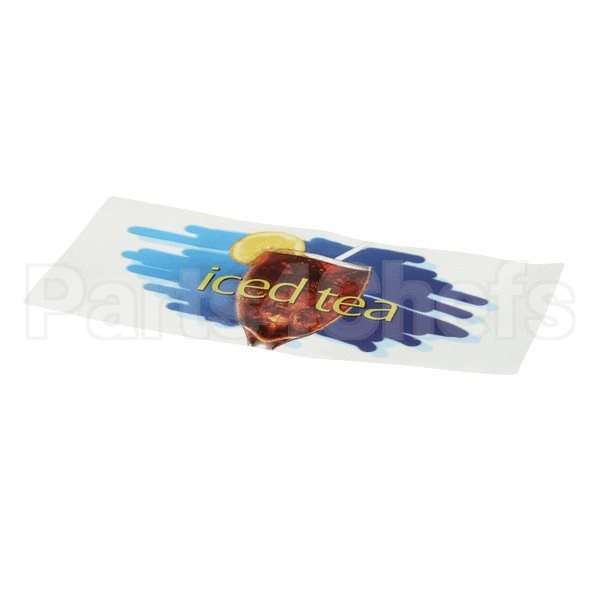 WC-38471 Compatible Curtis Label, Front Tco Iced Tea Gene