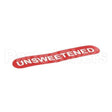 WC-3861 Compatible Curtis Label, Unsweetened