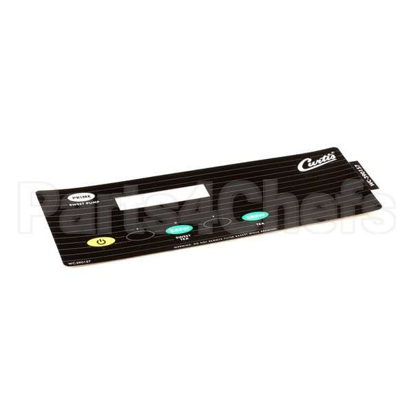 WC-390157 Compatible Curtis Label, Ucm Overlay Stb Curtis