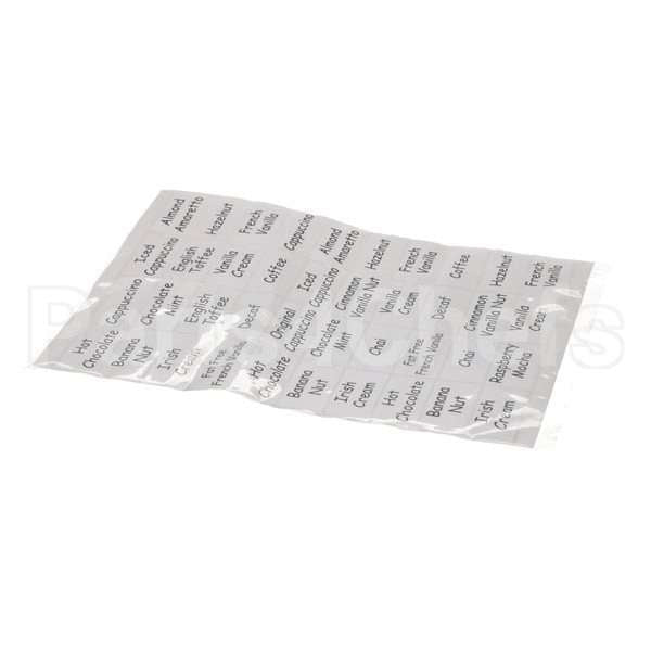 WC-39107 Compatible Curtis Label, Adhesive Canister Curti