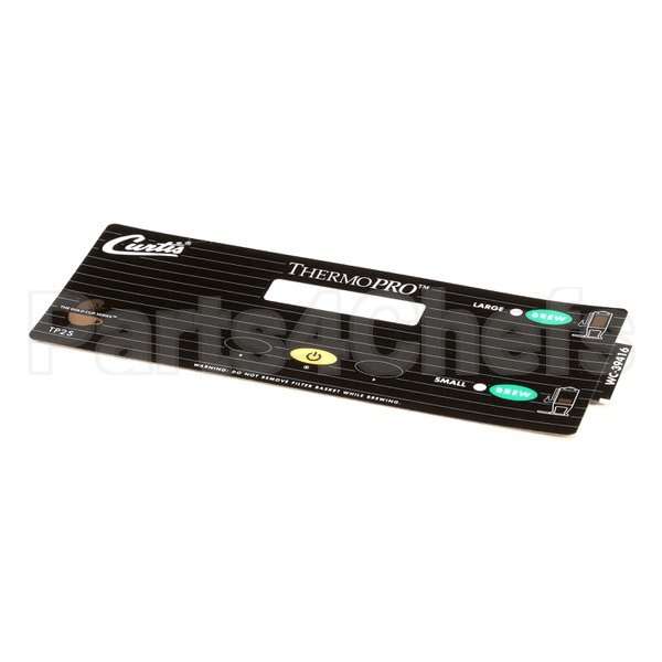 WC-39416 Compatible Curtis Label, Ucm Overlay Single 2-Ba