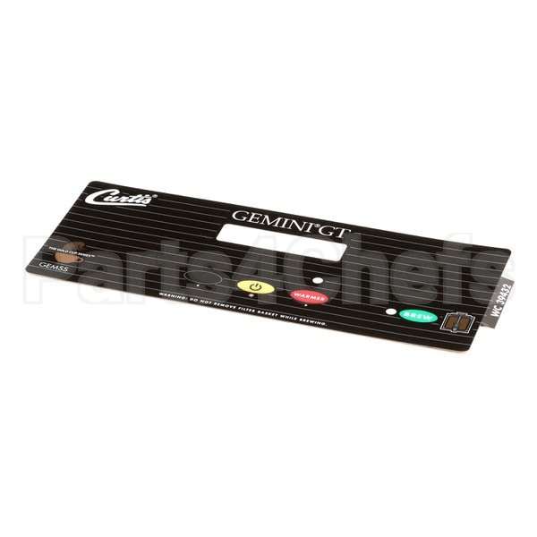 WC-39432 Compatible Curtis Label, Ucm Overlay Single 1-Ba