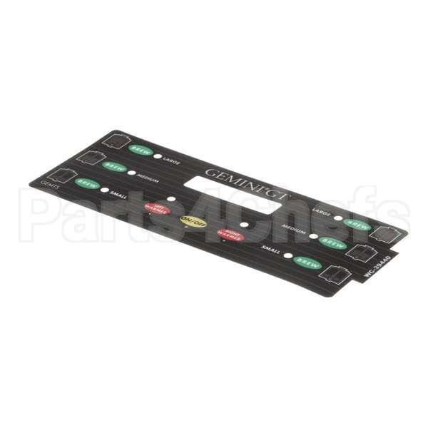 WC-39440 Compatible Curtis Label/Overlay, Ucm, 3-Batch, Gem Ts
