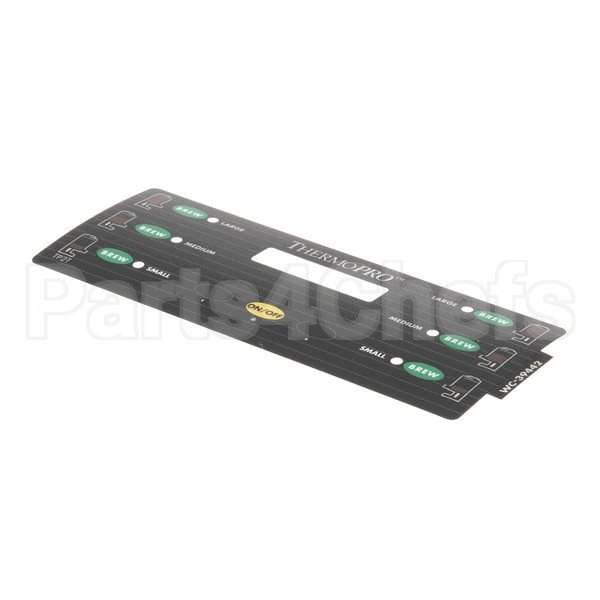WC-39442 Compatible Curtis Label/Overlay, Ucm, Tp2T, Twin 3