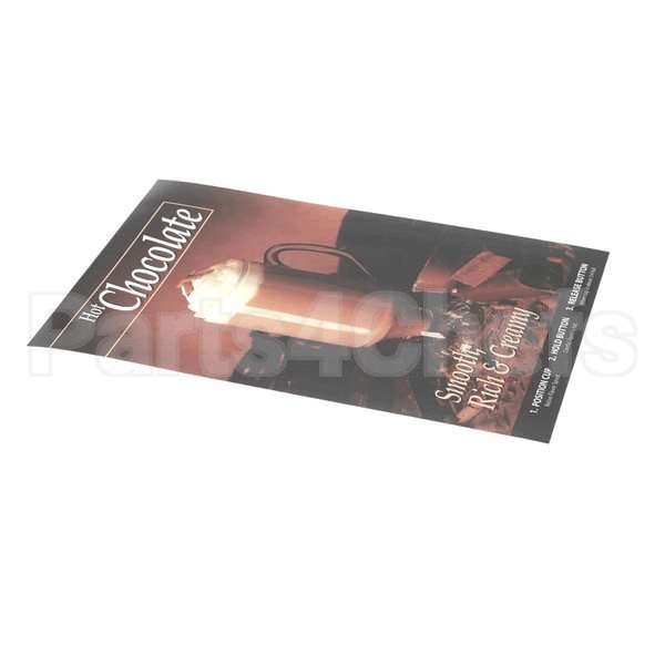 WC-39493 Compatible Curtis Film, Door Display Hot Chocola