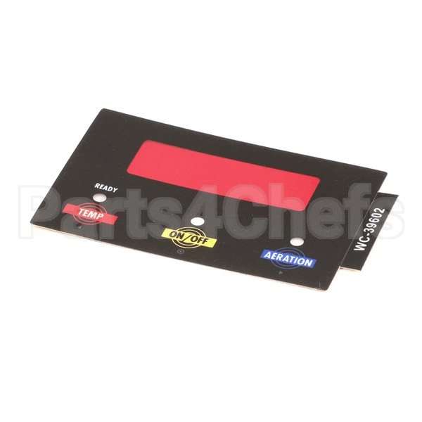 WC-39602 Compatible Curtis Label, Ucm Overlay Control Pan
