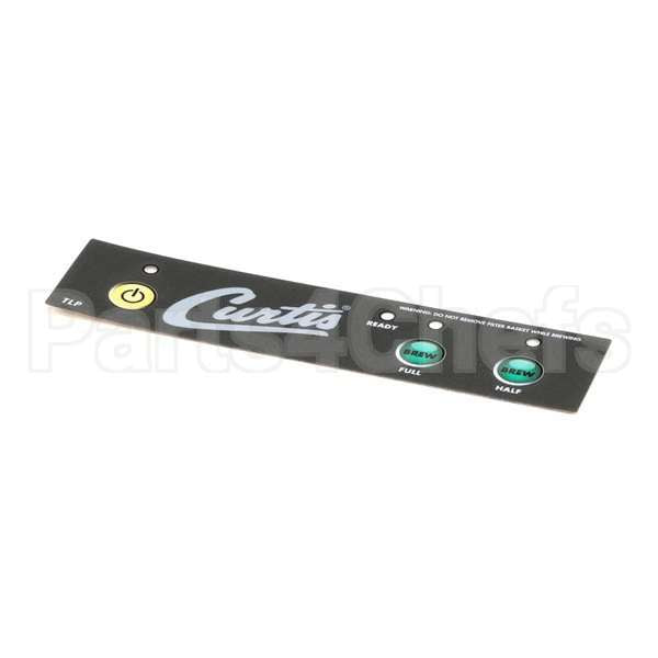 WC-39662 Compatible Curtis Label, Control Panel Tlp Curti