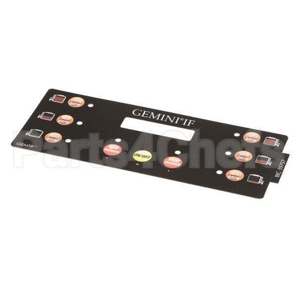 WC-39757 Compatible Curtis Label, Ucm Overlay Panel 3-Bat