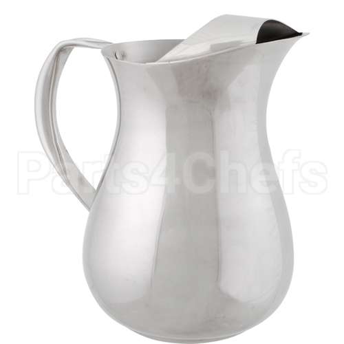 WPS2 Compatible Service Ideas Pitcher, S/S Wtr, 2 Liter