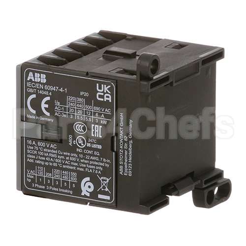 X20028ABB Compatible Globe Contactor, 16 Amp 600 Vac