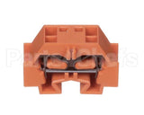 X40012-4R Globe Connecting Block 4-Con Orange