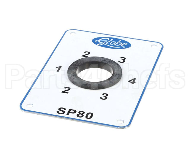 X80E04 Globe 1-4 Speed Selection Plate