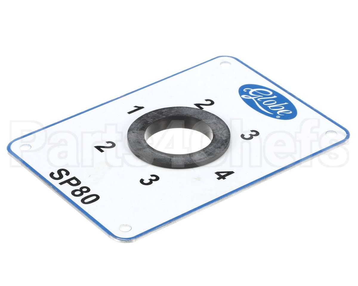 X80E04 Globe 1-4 Speed Selection Plate