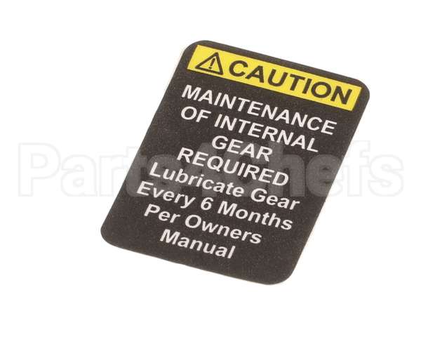 X91009 Globe Mixer Label Caution - Small