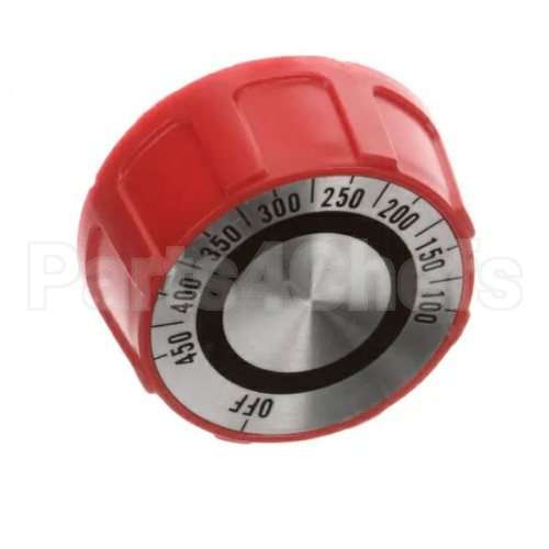 Y9-70701-19-2 Compatible Lang Knob, 100-450F, Red, D-Stem Left