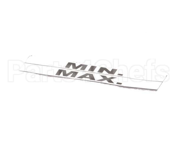 Z000558 Groen Label Maximum Minimum