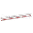 Z009752 Compatible Groen Tube, Glass-Red & White Stripe