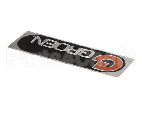 Z055450 Groen Nameplate Groen Large