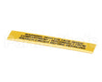 Z072141 Groen Label Combo Warning