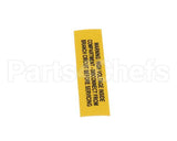 Z072141 Groen Label Combo Warning